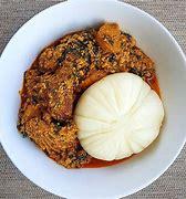 POUNDO WITH CHICKEN